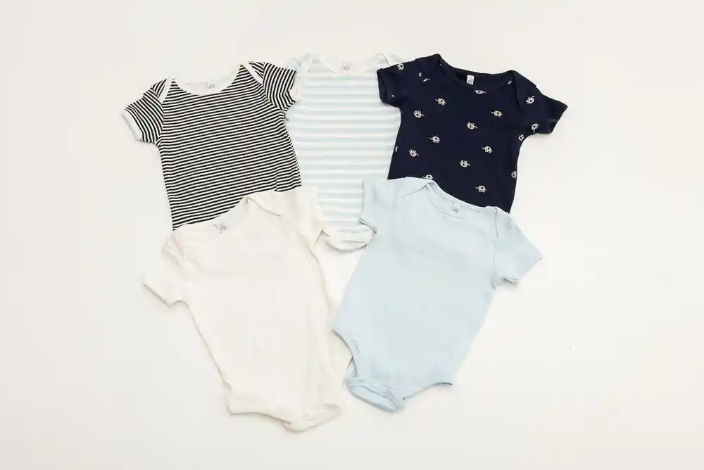 Body Manga Corta Nino X 50/3 Meses - Azul Oscu