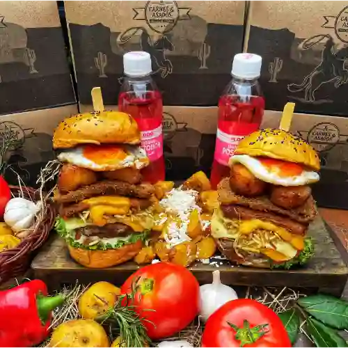 Combo Duo Houtson (2hb+criolla +bebida)