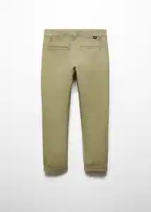 Pantalón Piccolo 5 Oliva Talla 08 Niños Mango