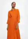 Vestido Ameliel-W Naranja Talla S Mujer Mango