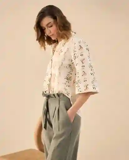 Camisa Blanco Celaje Claro Talla S 612G006 Esprit