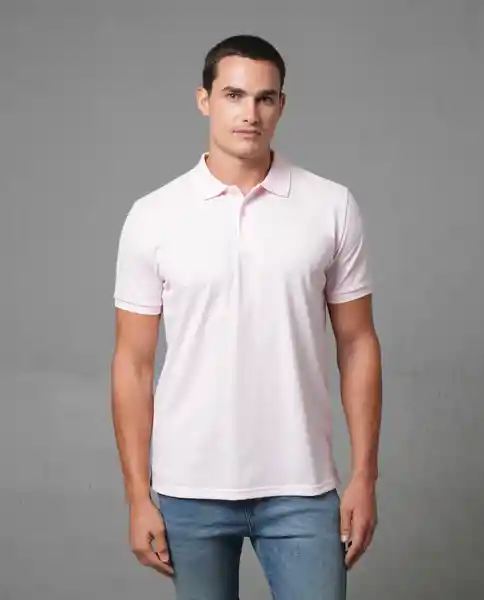 Camisa Tipo Polo Hombre Rosa Talla XL 190G010 Rifle