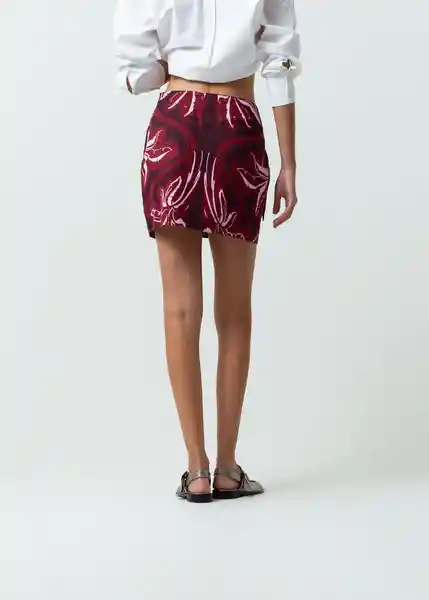 Falda Maria Mujer Morado Vino Ultra Oscuro T 6 542G325 Naf Naf
