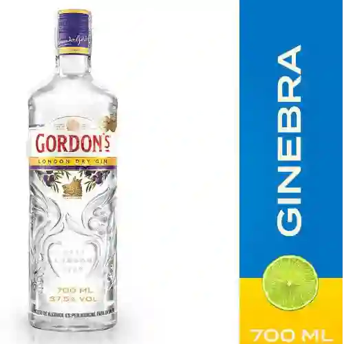 Botella Ginebra Gordons 700Ml
