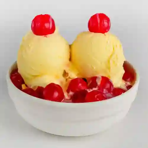 Cerezas con Helado