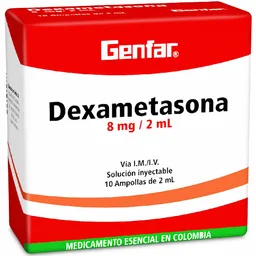 Genfar Dexametasona Ampolla de Solución Inyectable (2 ml)