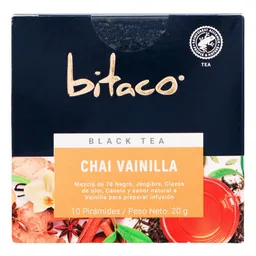 Bitaco Té Negro Chai Vainilla