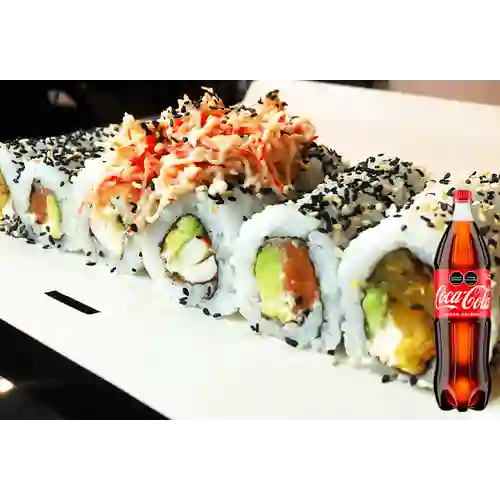 Promo Sushi Hikari 30 Bocados +Cocacola Org 1.5l