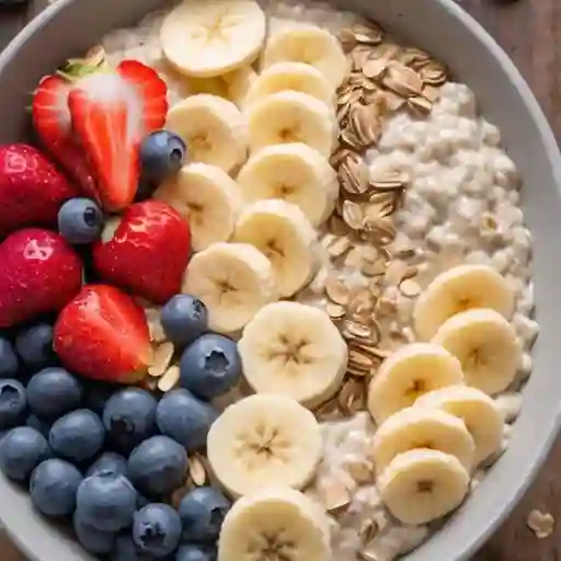 Bowls de avena cremosa