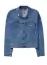 Chaqueta Mujer Azul Talla X-SMALL American Eagle