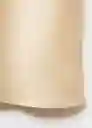 Falda Mia Cognac Talla XS Mujer Mango