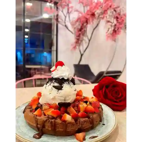 Waffle de Chocolate