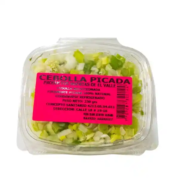 Picado Cebolla o Cilantro o Perejil