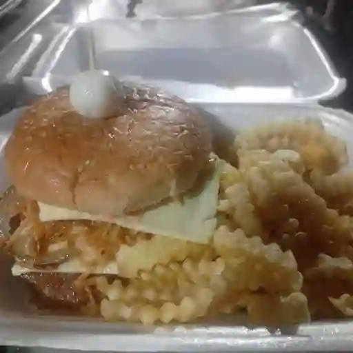 Combo para 2 hamburguesa+papas