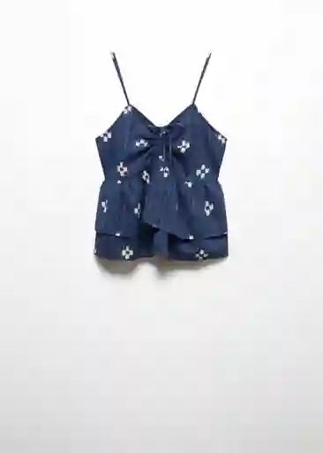Top Corintot Navy Talla 23 Niñas Mango