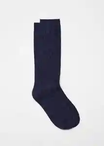 Calcetines Riblong Navy Talla 21 Niña Mango