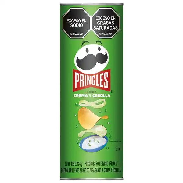 Pringles Papas Sabor a Crema y Cebolla