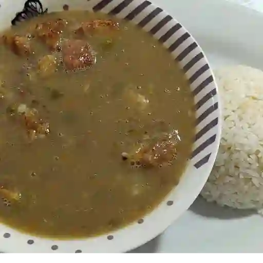Sancocho de chicharron con zaragoza 24oz