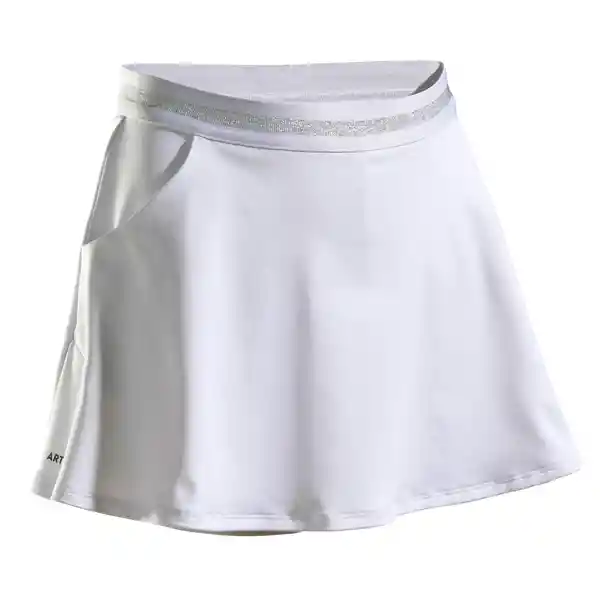 Artengo Falda Tenis Niña Blanco Talla 131-140 cm 8-9Y TSK500