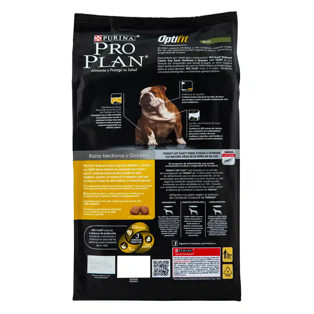 Pro Plan Reduced Calorie Medium and Large Breed 3Kg