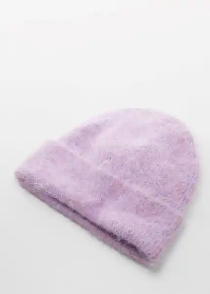 Gorro Mohi Lila Talla 99 Mujer Mango