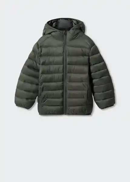 Abrigo Anorak Único Khaki Talla 12 Niños Mango