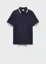 Polo Omarp-h Navy Talla XS Hombre Mango