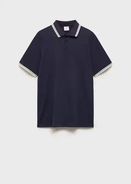 Polo Omarp-h Navy Talla XS Hombre Mango