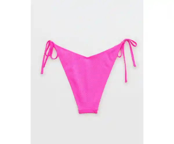 Panti Traje de Baño Aerie Rosado Talla X-SMALL American Eagle