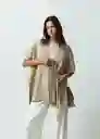 Gaban Tejido Mujer Beige Caqui Medio Talla M 582G092 Naf Naf