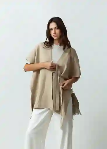 Gaban Tejido Mujer Beige Caqui Medio Talla M 582G092 Naf Naf