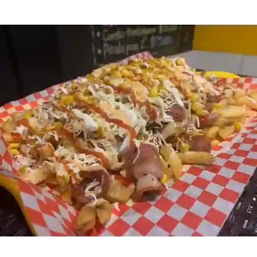 Salchipapa Mixta para 2