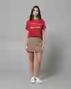Camiseta Mujer Rojo L 203G010_ROJ181442 Rifle