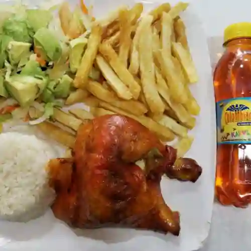 Combo Cuarto de Pollo + Bebida