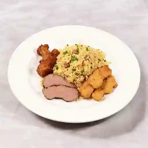 Arroz cuatro carnes personal 400gr