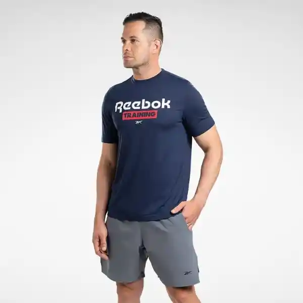 Reebok Camiseta Training Speedwick Hombre Azul Talla M 100071005