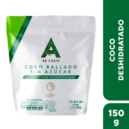 A De Coco Coco Organico Deshidratado