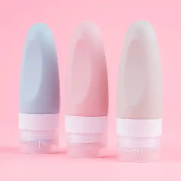 Set Botella de Viaje Forma de Bala 55 mL Miniso