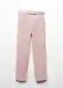 Pantalón Sophie Malva Talla 38 Mujer Mango