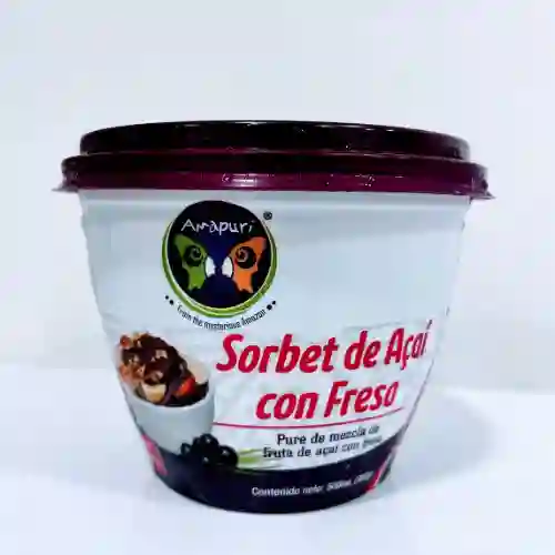 Sorbet de Açai con Fresa 380 Gramos