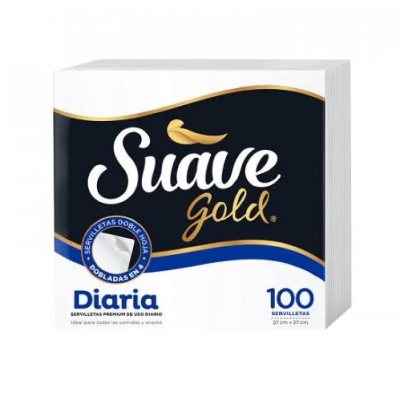 Suave Gold Servilletas Diarias x100 unidades