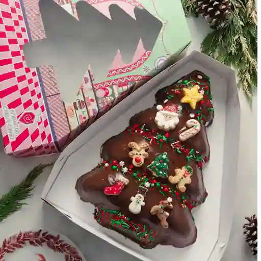 Arbolito navideño de chocolate 12 px