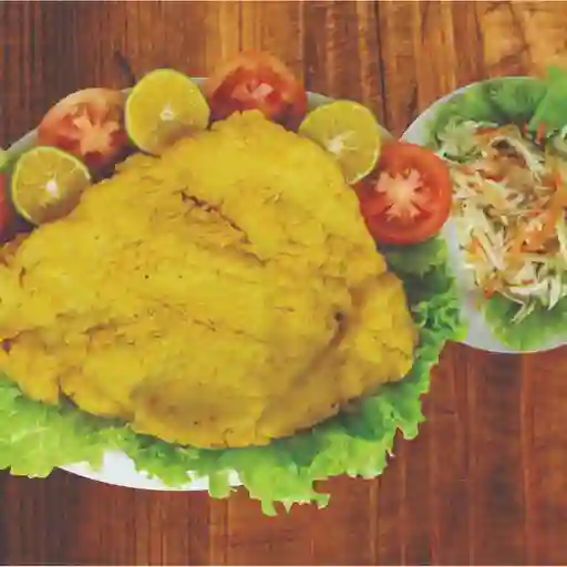 Filete de pescado apanado