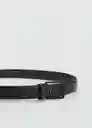 Cinturón Blacky Negro Talla 91 Hombre Mango