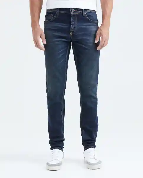 Jean Super Slim Fit- Rider Azul Clásico Oscuro 28/32 Chevignon