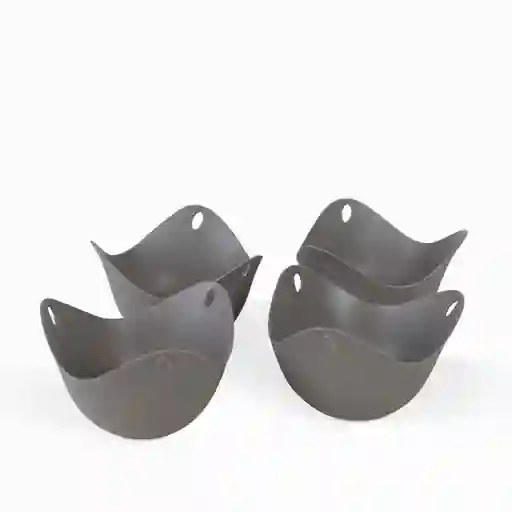 Ambiente Gourmet Set Molde Para Huevos Pochados Gris