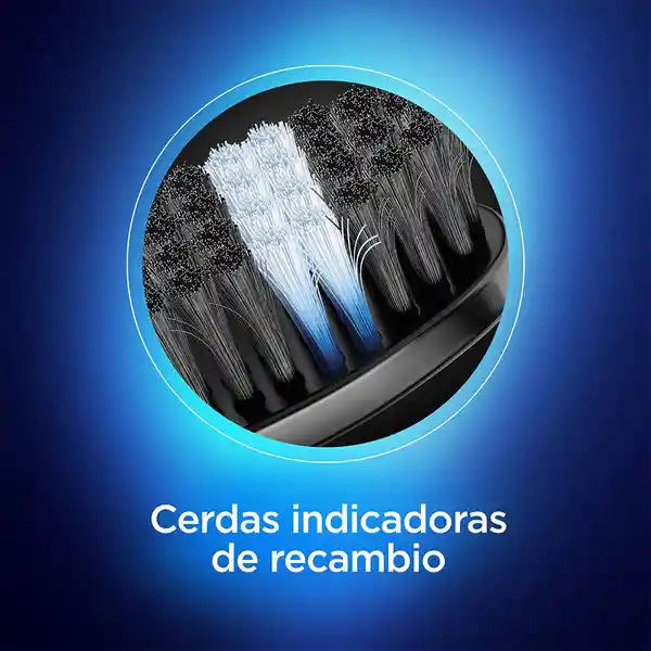 Cepillo de Dientes Suave Oral-B Indicator Black Charcoal con cerdas de Carbón Activado Purifica Delicadamente Cerdas Indicadoras de Recambio 2 Unidades