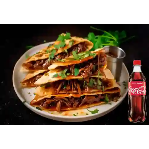 Combo Quesabirria + Coca-cola Original 500 ml