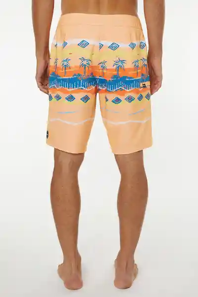 ONeill Short de Baño Hyperfreak Heist Print Am Coral Talla 36