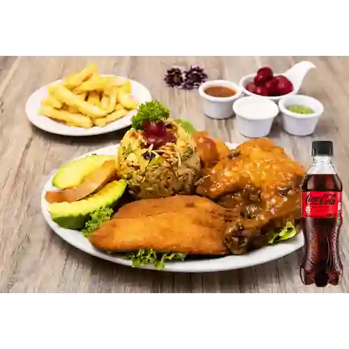 Combo Plato Tejadito + Coca Cola Sin Azúcar 400 ml
